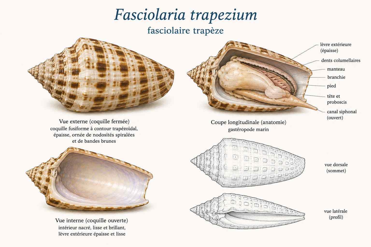 Fasciolaire trapèze
