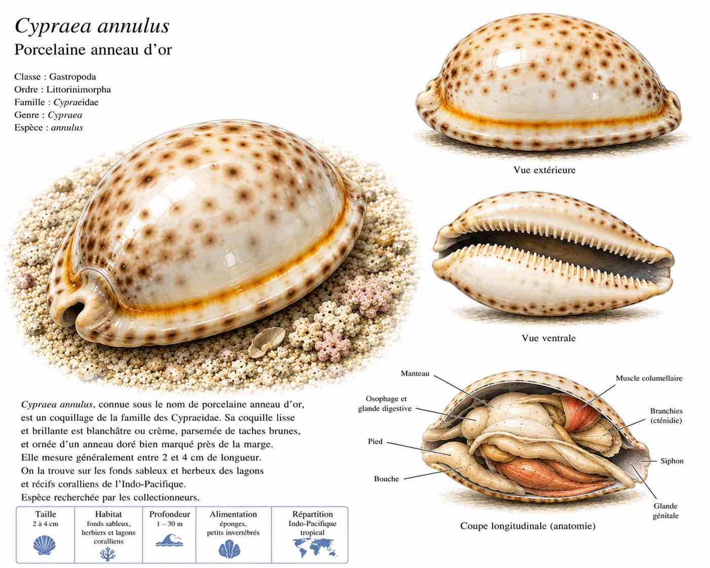 Porcelaine anneau d'or