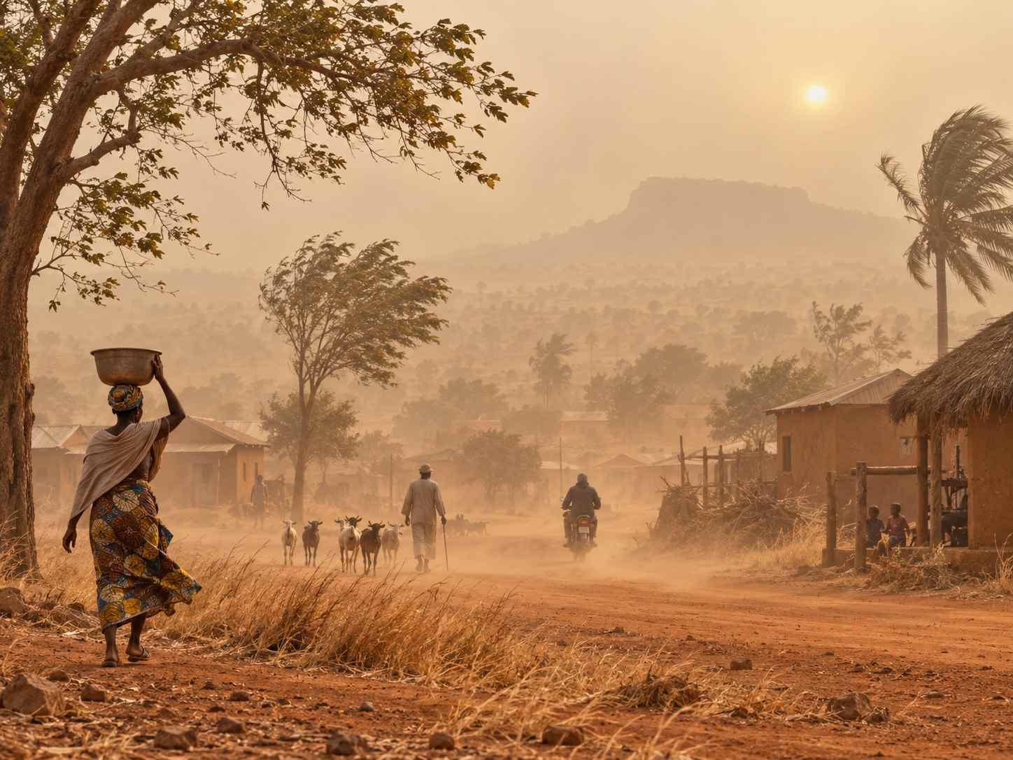 Brume sèche et poussières de l’harmattan au Bénin