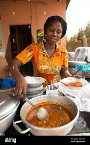 Repas inspiré de la cuisine fon du Bénin