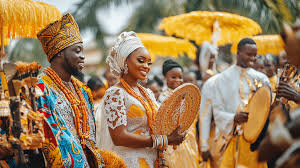 Fête de mariage et rassemblement communautaire