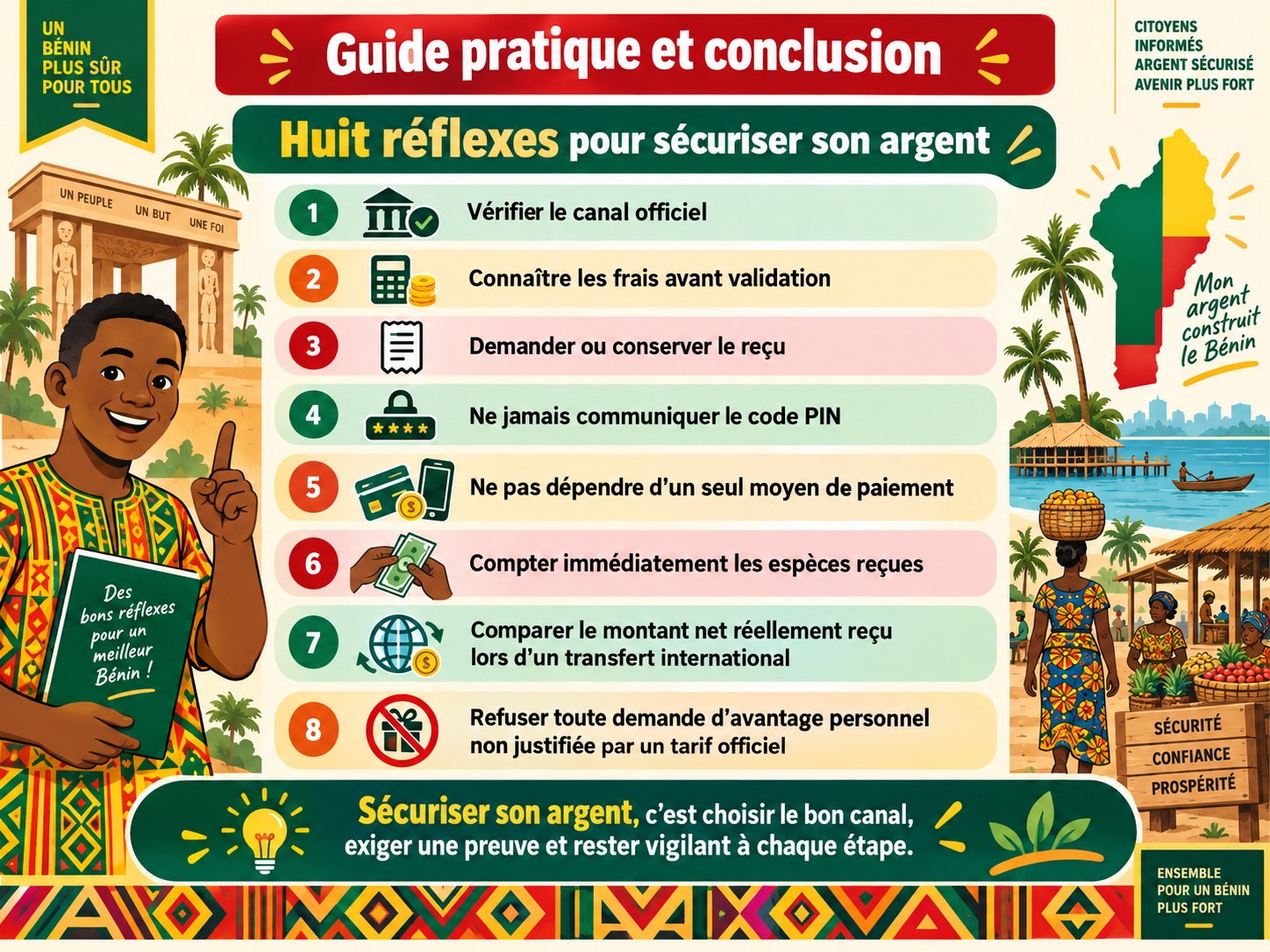 Conseils de sécurité pour les paiements et transferts d’argent