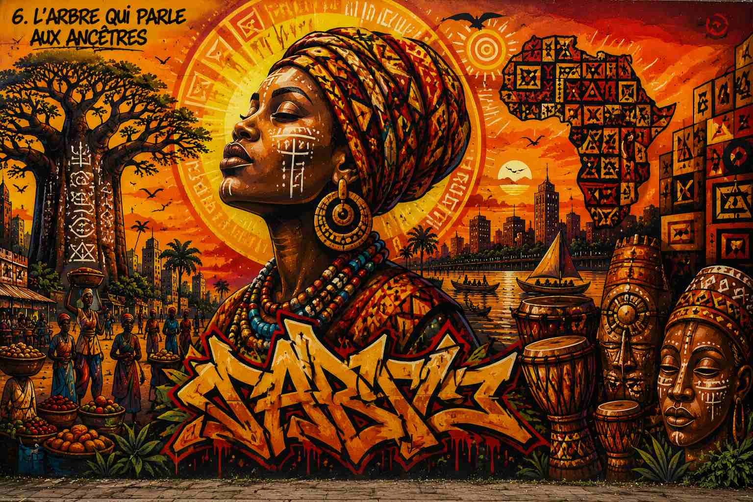 Tags du Bénin - Au paradis
