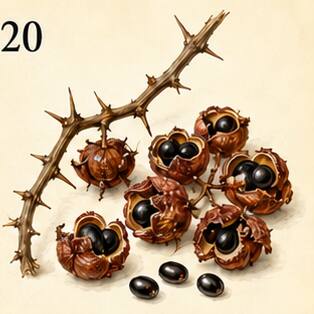 Illustration : Zanthoxylum ou poivre africain