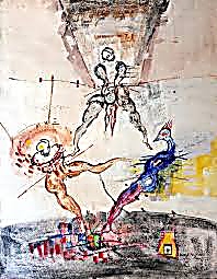 Œuvre caractéristique de Dominique Zinkpè