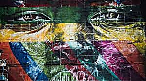 Eduardo Kobra (Brésil) — Fresque inaugurée sur le Boulevard de la Marina, 2023