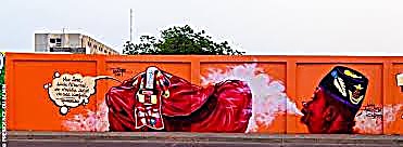 Œuvre de Mr Stone / Laurenson Djihouessi — Mur du Patrimoine