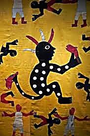 Représentation murale de Sakpata