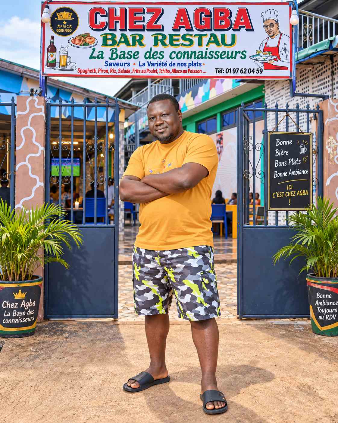 Bar-restaurant Chez Agba — La base des connaisseurs, à Kouinvié