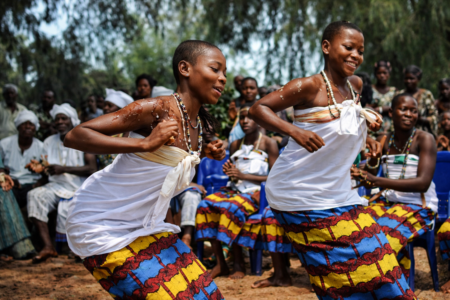 Scène de vie locale et patrimoine culturel à Grand-Popo