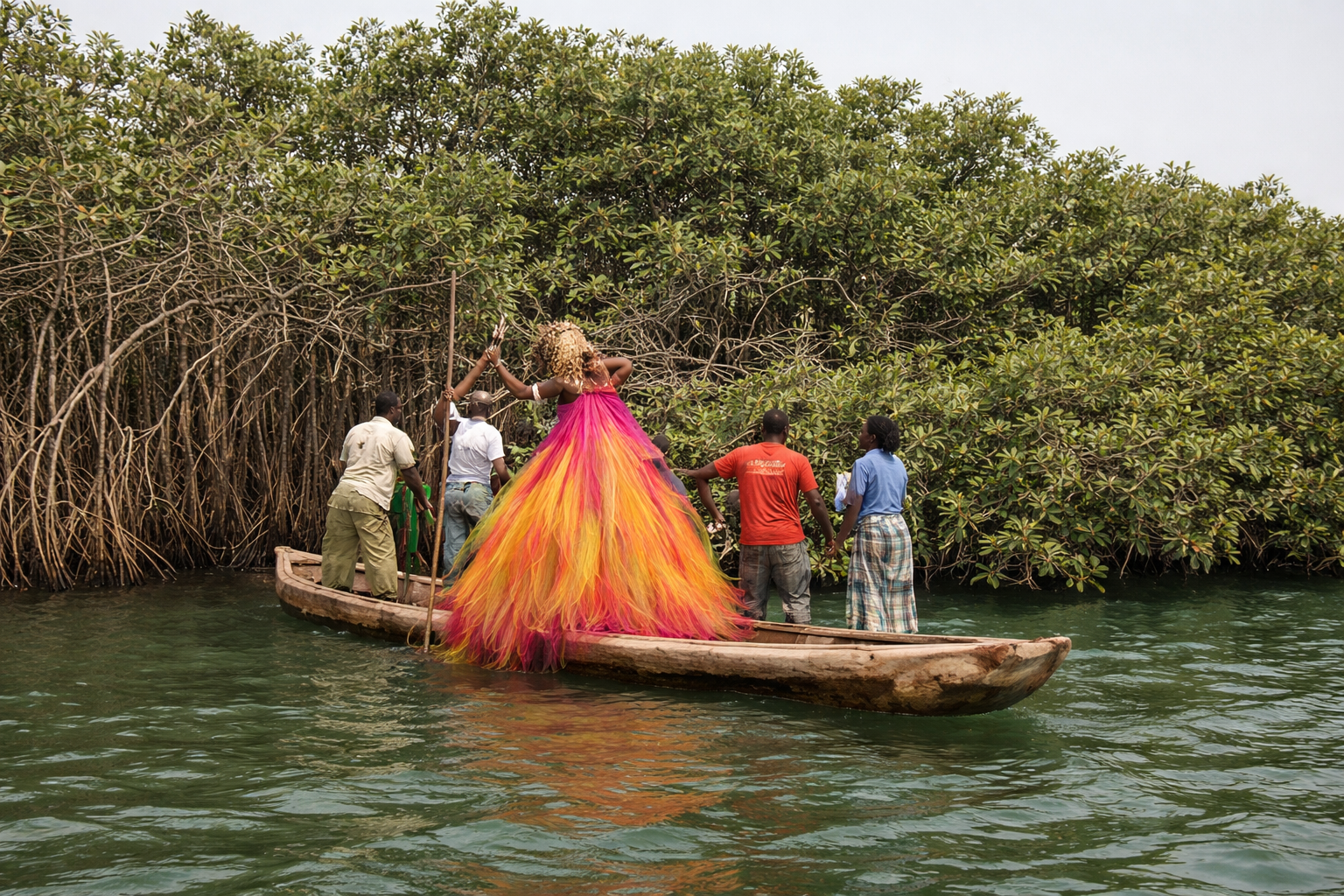 Lagune et mangroves de Grand-Popo au Bénin