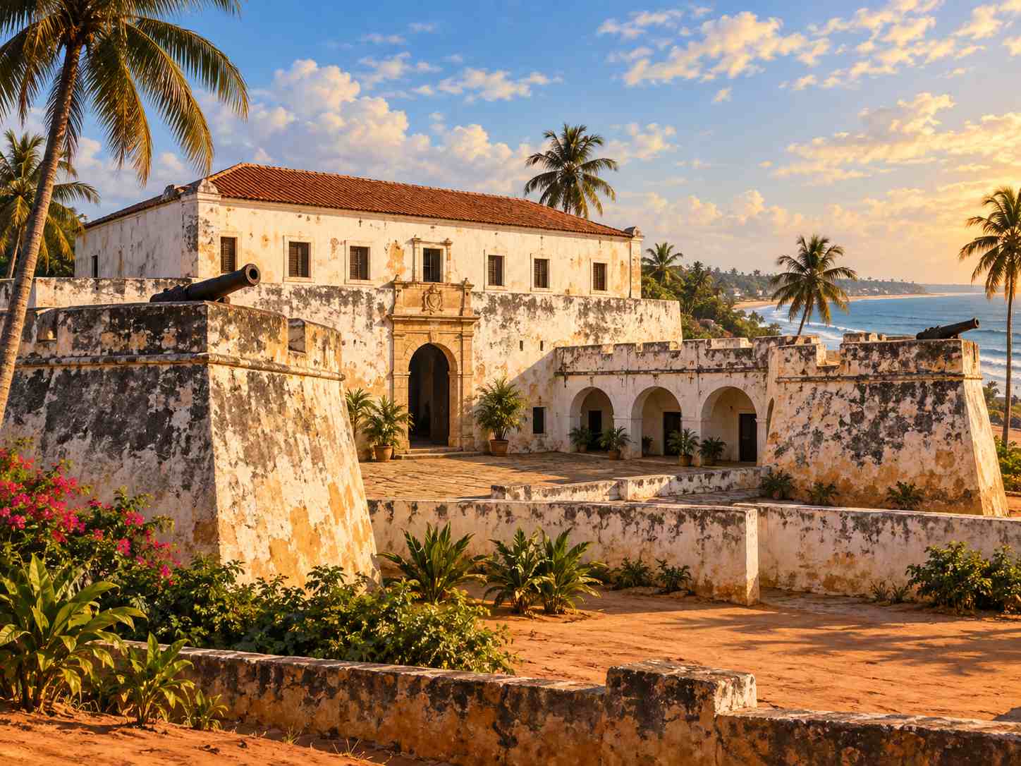 Fort portugais de Ouidah au Bénin