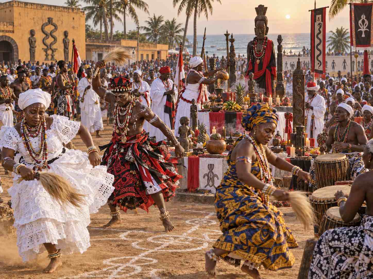 Vodun Days à Ouidah avec danses, cérémonies et rites