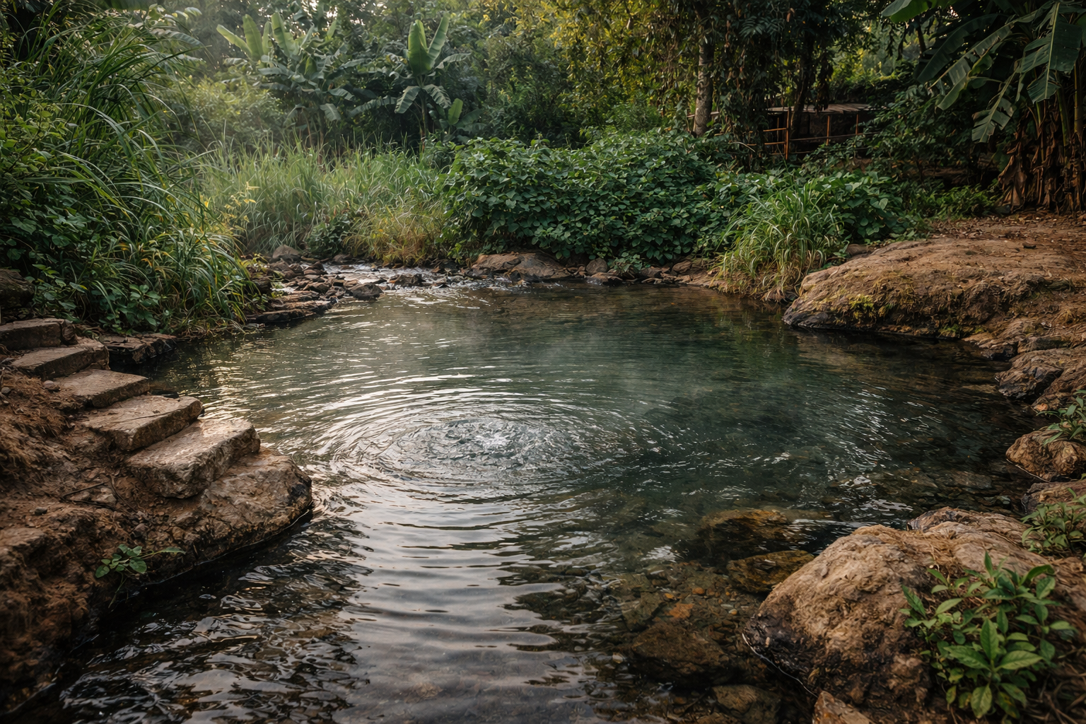 Zone liée à la source thermale de Tori-Bossito